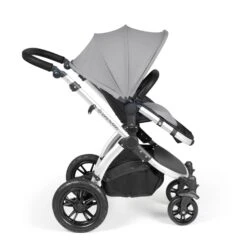 Ickle Bubba Stomp Luxe 2 In 1 Plus Pushchair & Carrycot - Silver/Pearl Grey/Black -Baby Products Store ickle bubba travel systems 10 003 001 259 38731210064093