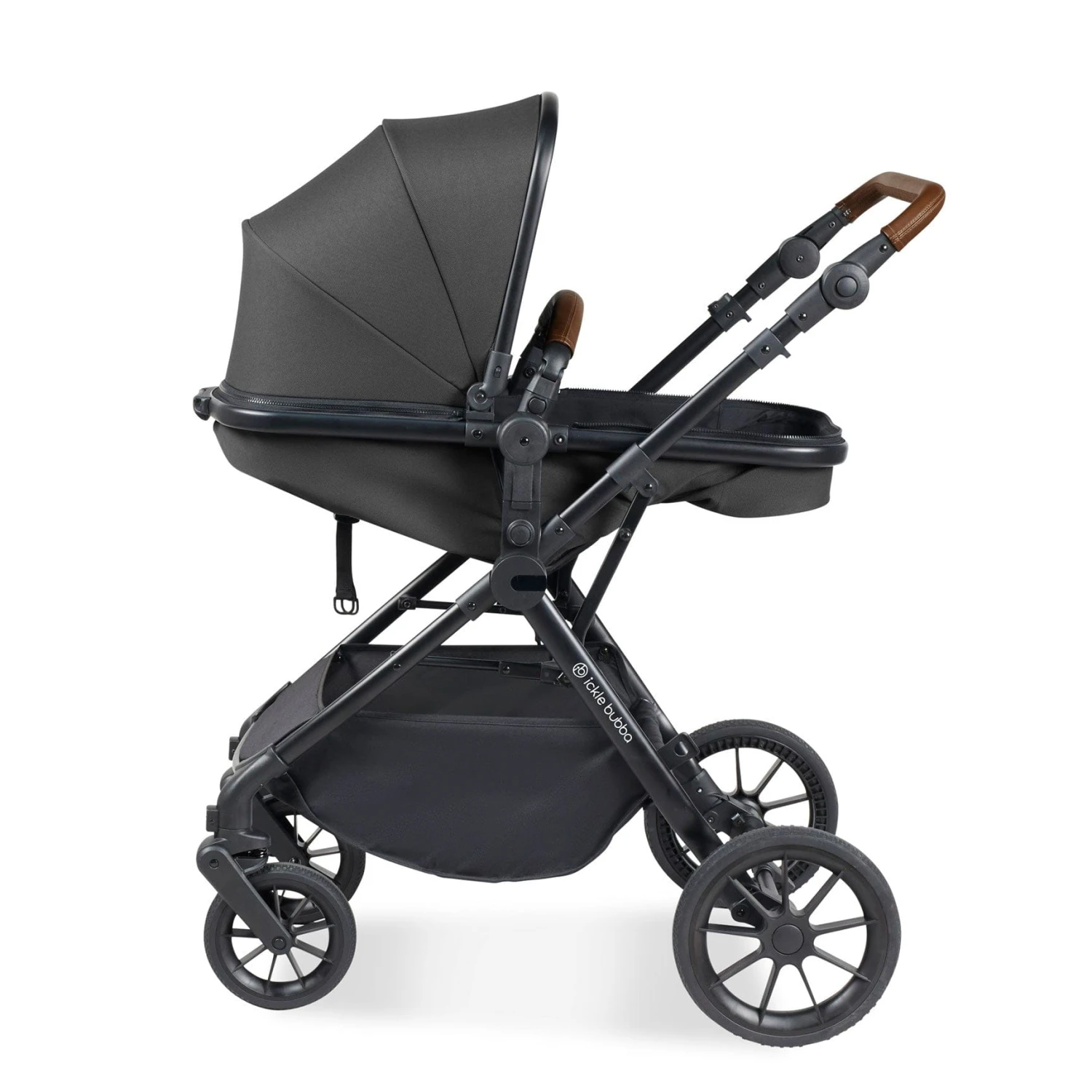 Ickle Bubba Cosmo 2 In 1 Plus Carrycot & Pushchair - Black/Graphite Grey 13 Ickle Bubba Cosmo 2 In 1 Plus Carrycot & Pushchair - Black/Graphite Grey - Image 11