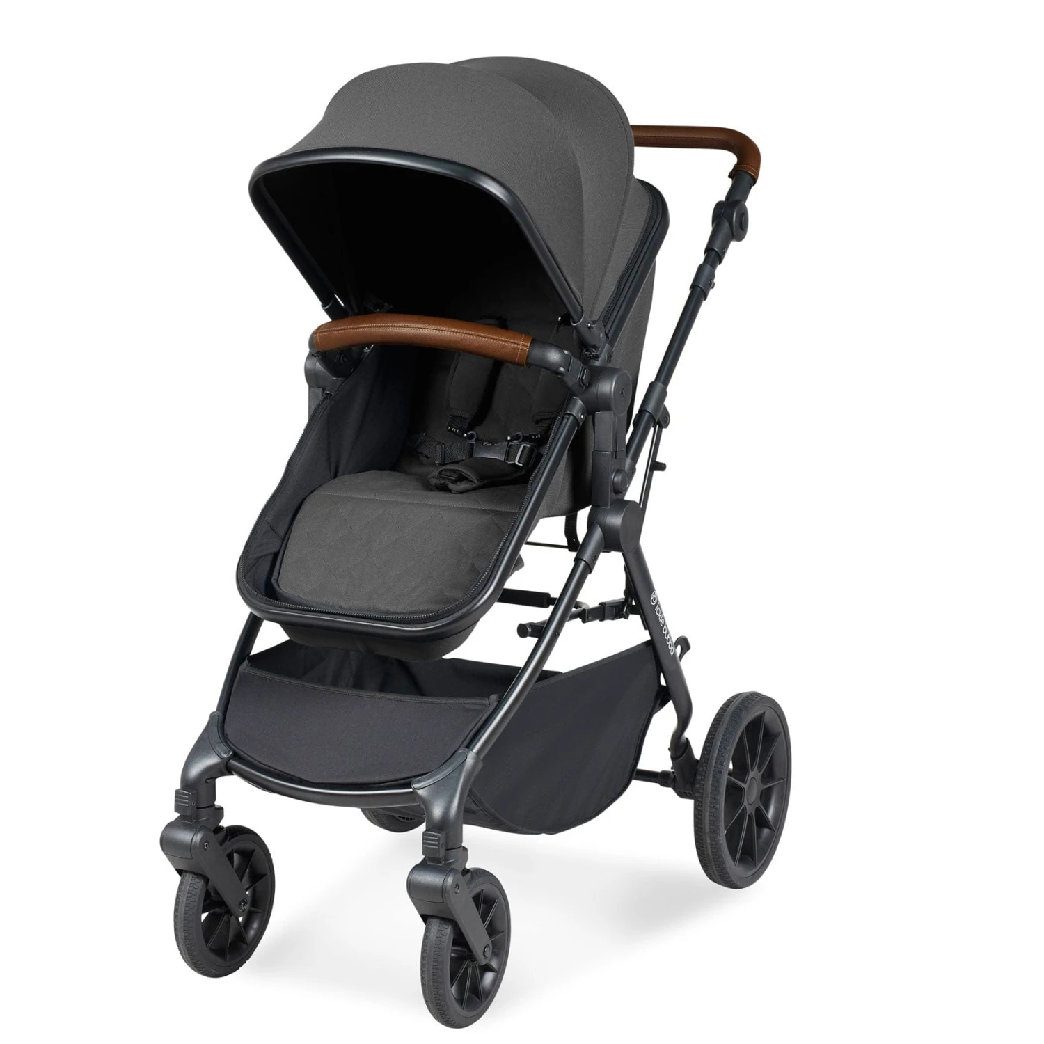 Ickle Bubba Cosmo 2 In 1 Plus Carrycot & Pushchair - Black/Graphite Grey 5 Ickle Bubba Cosmo 2 In 1 Plus Carrycot & Pushchair - Black/Graphite Grey - Image 3