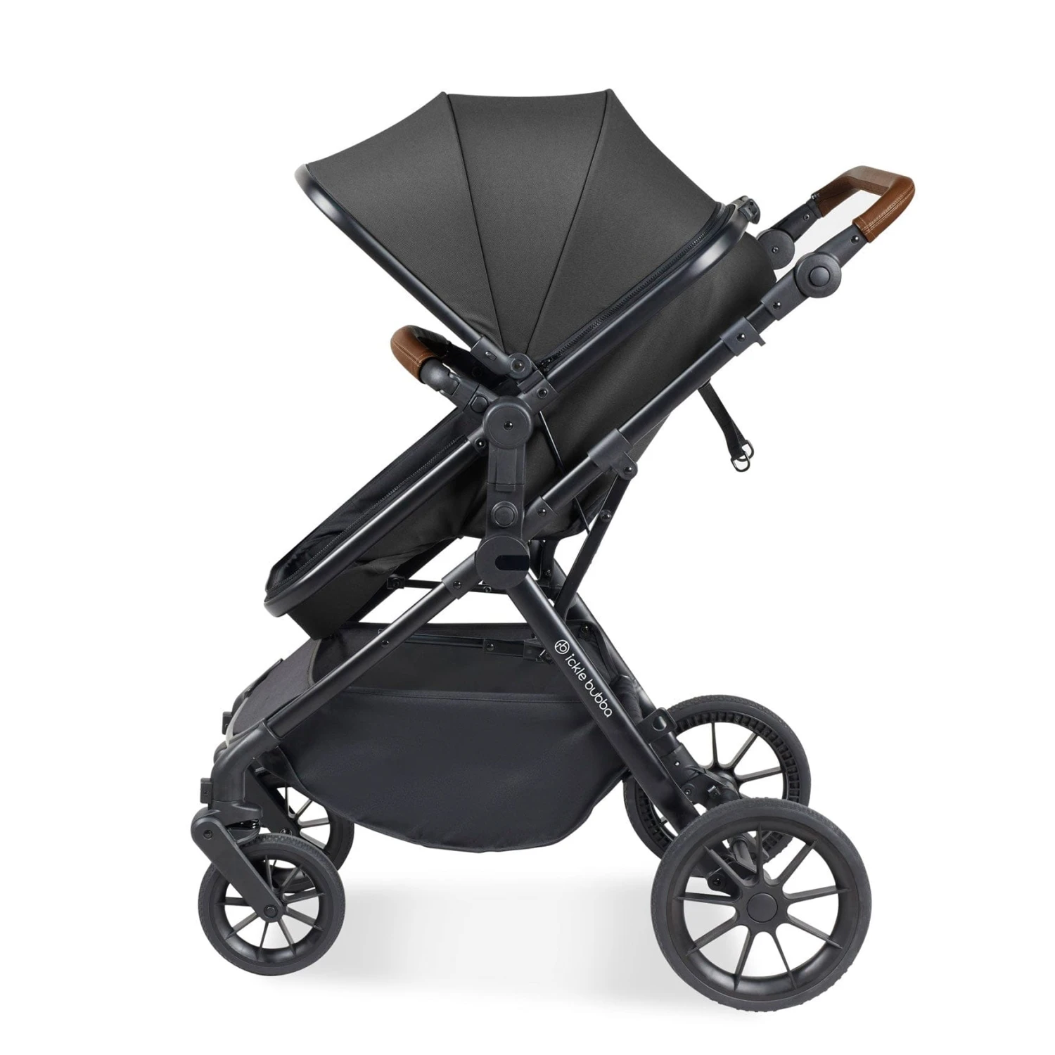 Ickle Bubba Cosmo 2 In 1 Plus Carrycot & Pushchair - Black/Graphite Grey 8 Ickle Bubba Cosmo 2 In 1 Plus Carrycot & Pushchair - Black/Graphite Grey - Image 6
