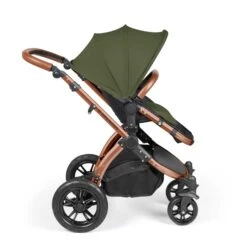 Ickle Bubba Stomp Luxe All-in-One Travel System With Isofix Base - Bronze/Woodland/Tan -Baby Products Store ickle bubba travel systems 10 011 300 022 38711484350685