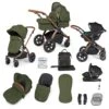 Ickle Bubba Stomp Luxe All-in-One Travel System With Isofix Base - Bronze/Woodland/Tan 2 Ickle Bubba Stomp Luxe All-in-One Travel System With Isofix Base - Bronze/Woodland/Tan -Baby Products Store ickle bubba travel systems 10 011 300 022 38711484383453