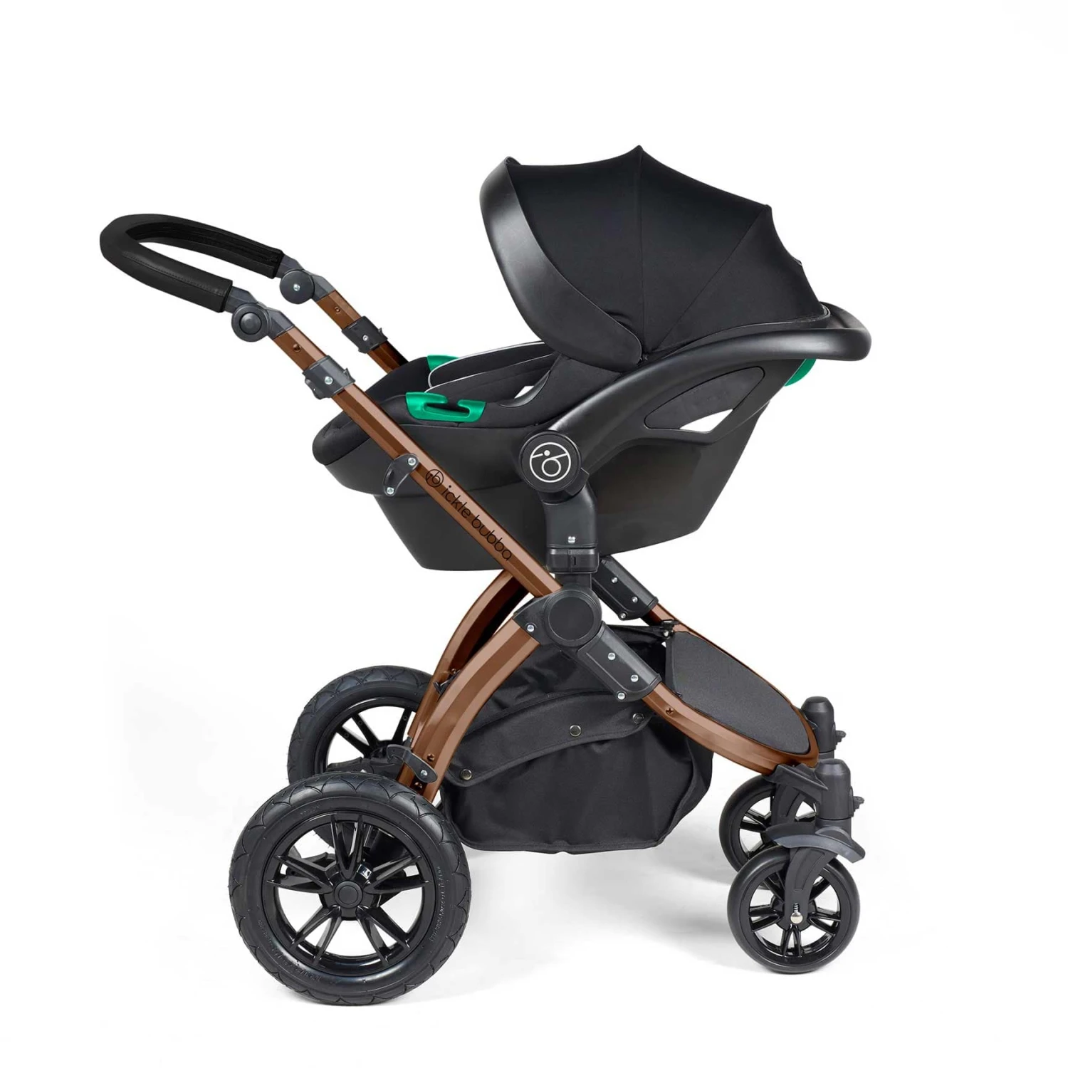 Ickle Bubba Stomp Luxe All-in-One Travel System With Isofix Base - Bronze/Midnight/Black 11 Ickle Bubba Stomp Luxe All-in-One Travel System With Isofix Base - Bronze/Midnight/Black - Image 9