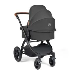 Ickle Bubba Stomp Luxe All-in-One Travel System With Isofix Base - Black/Charcoal Grey/Tan -Baby Products Store ickle bubba travel systems 10 011 300 207 38711766745309