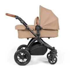 Ickle Bubba Stomp Luxe All-in-One Travel System With Isofix Base - Black/Desert/Tan -Baby Products Store ickle bubba travel systems 10 011 300 209 38711776870621