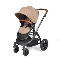 Ickle Bubba Stomp Luxe All-in-One Travel System With Isofix Base - Black/Desert/Tan -Baby Products Store ickle bubba travel systems 10 011 300 209 38711776968925