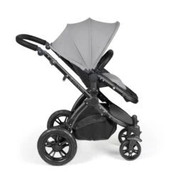 Ickle Bubba Stomp Luxe All-in-One Travel System With Isofix Base - Black/Pearl Grey/Black -Baby Products Store ickle bubba travel systems 10 011 300 210 38711800955101
