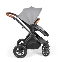 Ickle Bubba Stomp Luxe All-in-One Travel System With Isofix Base - Black/Pearl Grey/Tan -Baby Products Store ickle bubba travel systems 10 011 300 211 38711793975517