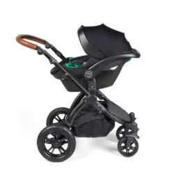 Ickle Bubba Stomp Luxe All-in-One Travel System With Isofix Base - Black/Pearl Grey/Tan -Baby Products Store ickle bubba travel systems 10 011 300 211 38711794335965