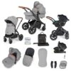 Ickle Bubba Stomp Luxe All-in-One Travel System With Isofix Base - Black/Pearl Grey/Tan 2 Ickle Bubba Stomp Luxe All-in-One Travel System With Isofix Base - Black/Pearl Grey/Tan -Baby Products Store ickle bubba travel systems 10 011 300 211 38711794467037