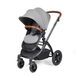 Ickle Bubba Stomp Luxe All-in-One Travel System With Isofix Base - Black/Pearl Grey/Tan -Baby Products Store ickle bubba travel systems 10 011 300 211 38711794499805