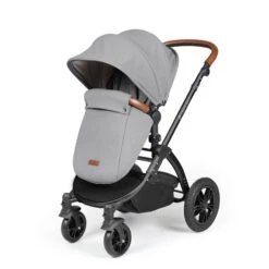 Ickle Bubba Stomp Luxe All-in-One Travel System With Isofix Base - Black/Pearl Grey/Tan -Baby Products Store ickle bubba travel systems 10 011 300 211 38711794532573