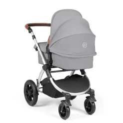 Ickle Bubba Stomp Luxe All-in-One Travel System With Isofix Base - Silver/Pearl Grey/Tan -Baby Products Store ickle bubba travel systems 10 011 300 260 38711838474461