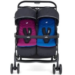 Joie Aire Twin Double Pushchair Rosy & Sea -Baby Products Store joie double buggies s1217aerns000 29299483640003
