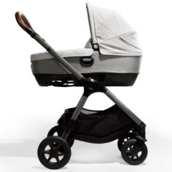 Joie Calmi Car Cot Bed & I-Base Encore - Oyster -Baby Products Store joie lie flat car seats 12219 oys 38073409077469