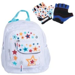 Kiddimoto Back Pack Small Starz With Matching Gloves