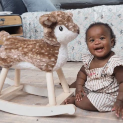 Little Bird Told Me Willow Rocking Deer -Baby Products Store little bird told me rocking animals lb3106 22841015664835