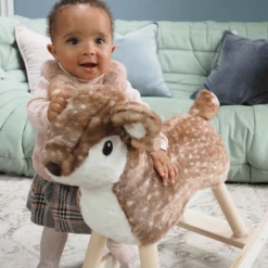 Little Bird Told Me Willow Rocking Deer -Baby Products Store little bird told me rocking animals lb3106 22841015894211