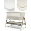 Mamas & Papas Lua Fawn Bedside Crib Oat Bundle