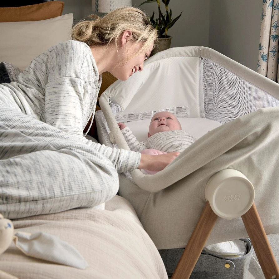 Mamas & Papas Lua Bedside Crib - Fawn 7 Mamas & Papas Lua Bedside Crib - Fawn - Image 5