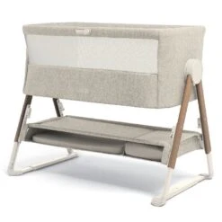 Mamas & Papas Lua Bedside Crib - Fawn