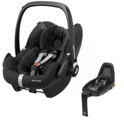 Maxi-Cosi Pebble Pro & FamilyFix 3 Bundle Essential Black