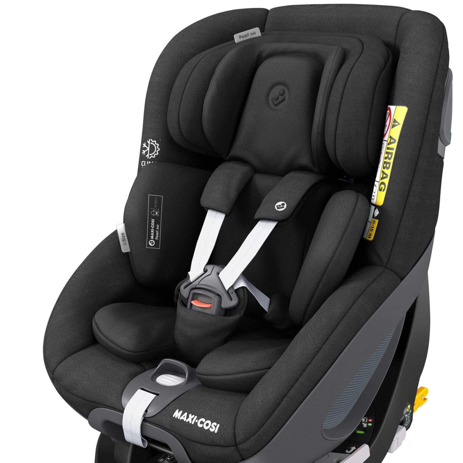 Maxi-Cosi Maxi Cosi Pearl 360 & Family Fix 360 Base Bundle Authentic Black 4 Maxi-Cosi Maxi Cosi Pearl 360 & Family Fix 360 Base Bundle Authentic Black - Image 2