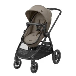 Maxi-Cosi Zelia Luxe With Cabriofix I-Size Travel System In Twillic Truffle -Baby Products Store maxi cosi travel systems 37136896557277