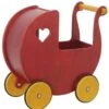 Moover Wooden Dolls Pram Red -Baby Products Store moover push along toys moover wooden dolls pram red babys mart mvpramr 19574914187420