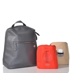 Pacapod Hartland Leather Changing Bag Pewter -Baby Products Store pacapod changing bags pacapod hartland leather changing bag pewter baby s mart pl0032 23401995174083