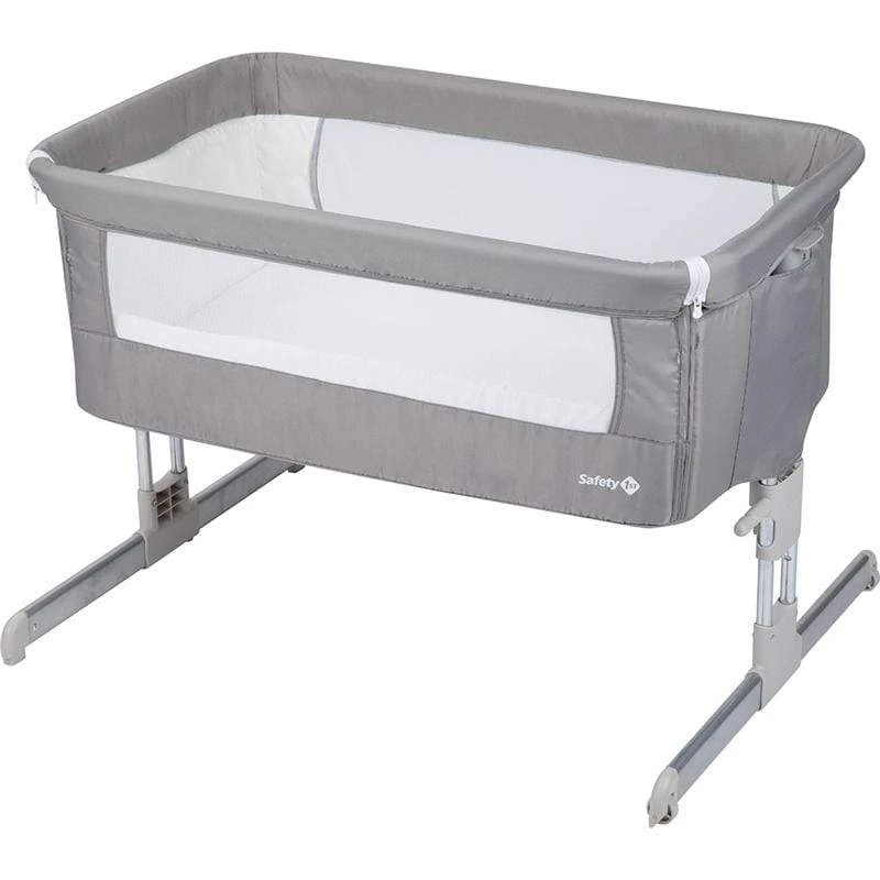 Safety 1st Calidoo Co-Sleeping Crib Warm Grey 3 Safety 1st Calidoo Co-Sleeping Crib Warm Grey