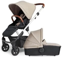 Silver Cross Tide 3 In 1 Pram System - Stone