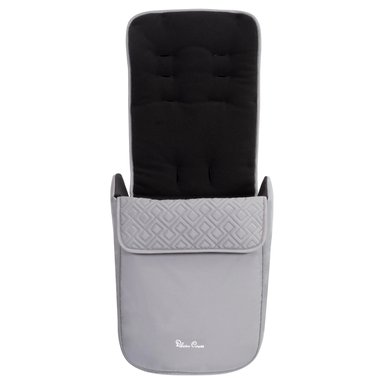 Silver Cross Zest Footmuff Silver 3 Silver Cross Zest Footmuff Silver