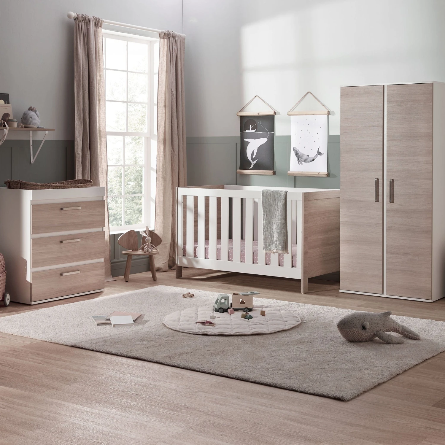 Silver Cross Finchley 3-Piece Roomset - Oak 3 Silver Cross Finchley 3-Piece Roomset - Oak