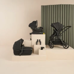 Silver Cross Wave & Travel Pack - Onyx 27 Silver Cross Wave & Travel Pack - Onyx -Baby Products Store silver cross travel systems ktwt ox 38841644253405