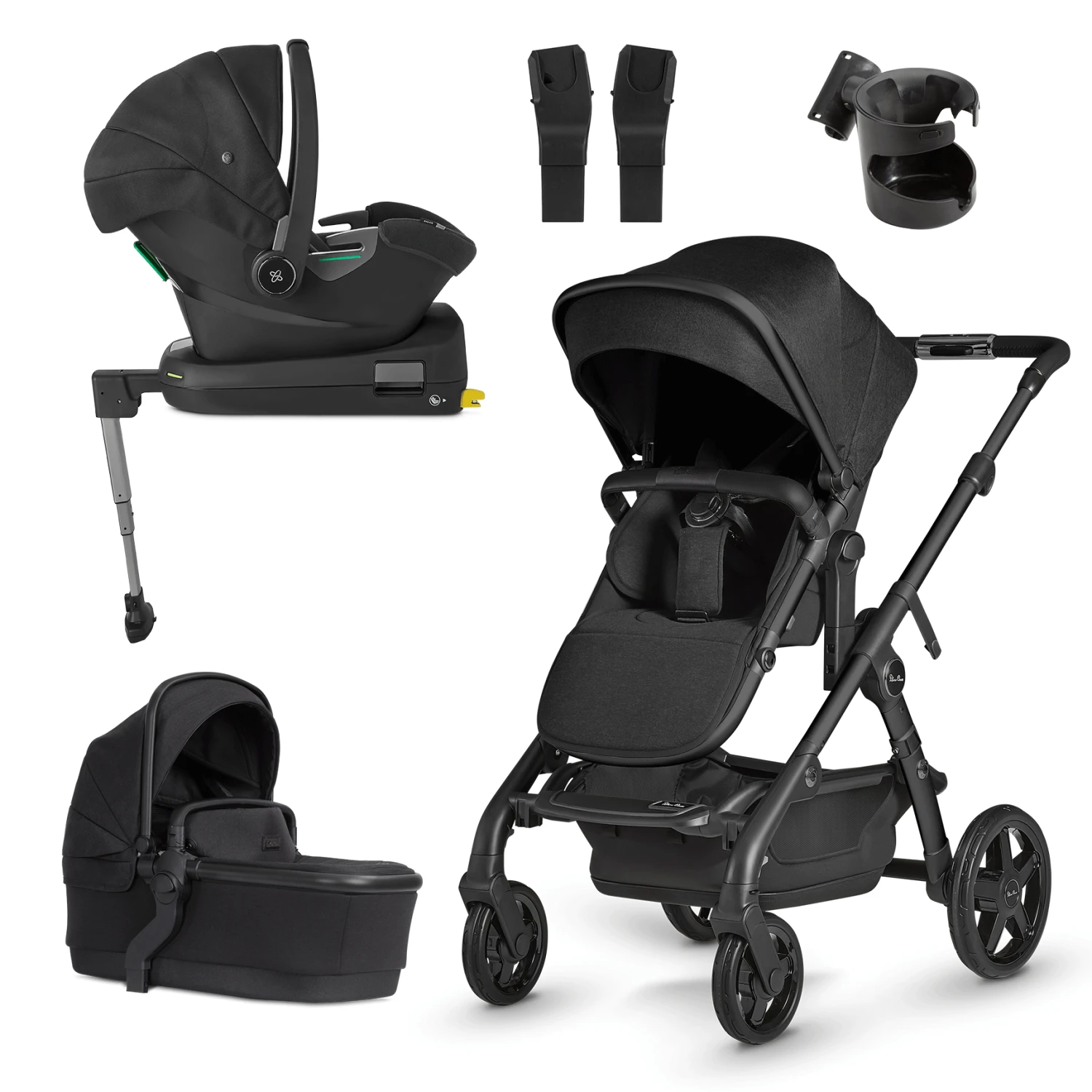 Silver Cross Wave & Travel Pack - Onyx 3 Silver Cross Wave & Travel Pack - Onyx