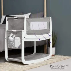 SnüzPod 4 Bedside Crib Dusk Grey 13 SnüzPod 4 Bedside Crib Dusk Grey -Baby Products Store snuzpod cribs fn014a 29171232964803