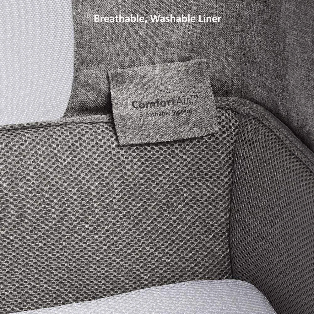 SnüzPod 4 Bedside Crib Dusk Grey 5 SnüzPod 4 Bedside Crib Dusk Grey - Image 3