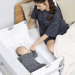 SnüzPod 4 Bedside Crib Dove Grey -Baby Products Store snuzpod cribs fn014d 28947147227331