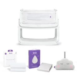 SnüzPod 4 Bedside Crib Starter Bundle White