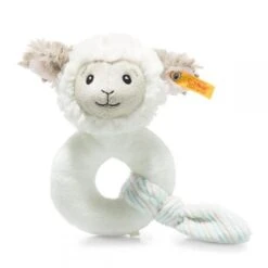 Steiff Soft Cuddly Friends Lita Lamb Grip Toy Rattle