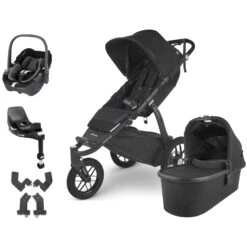 UPPAbaby Ridge Pebble 360 Travel System In Jake