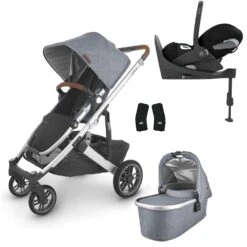 UPPAbaby Cruz V2 Cloud T & Base Travel System Gregory