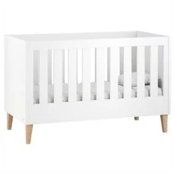 Venicci Saluzzo Cot Bed - Premium White -Baby Products Store venicci cot beds 38476288458973