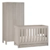 Venicci Forenzo 2 Piece Wardrobe Roomset - Nordic White -Baby Products Store venicci nursery room sets 38476168364253