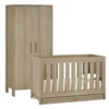 Venicci Forenzo 2 Piece Wardrobe Roomset - Honey Oak 2 Venicci Forenzo 2 Piece Wardrobe Roomset - Honey Oak -Baby Products Store venicci nursery room sets 38476169904349