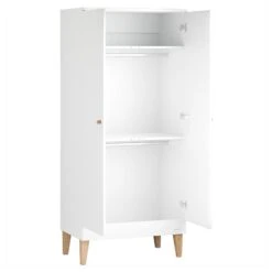 Venicci Saluzzo 2 Piece Wardrobe Roomset - Premium White -Baby Products Store venicci nursery room sets 38476218007773