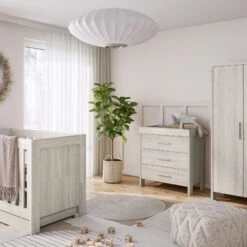 Venicci Forenzo Oak Wardrobe - Nordic White -Baby Products Store venicci nursery wardrobes forwar norwhio 3box 38476148900061