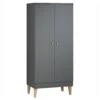 Venicci Saluzzo Wardrobe - Graphite -Baby Products Store venicci nursery wardrobes salwar graph 3box 38476283314397